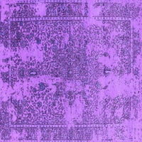 Ахгли Компанија Затворен Правоаголник Ориентални Виолетови Индустриски Области Килими, 5'7'