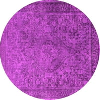 Ахгли Компанија Внатрешна Тркалезна Ориентална Розова Индустриска Област Килими, 7 ' Круг