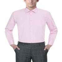 Редовна машка редовна класична кошула со долг ракав со долг ракав