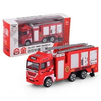 комплет играчки за противпожарни камиони од легура на кеусн, противпожарни автомобили за спасување на песочни игри, подарок