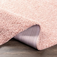 Уметнички ткајачи Фурни бледо розово цврсто 5'3 7 тепих во област на правоаголник