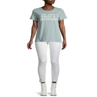Греј од Грејсон Социјални женски Еквилити Графичка маица со кратки ракави