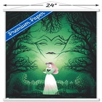 Дизни Принцеза-Заспаната Убавица-Добар наспроти Злобен Ѕиден Постер Со Дрвена Магнетна Рамка, 22.375 34