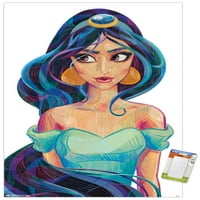 Дизни Принцеза-Јасмин-Стилизиран Ѕид Постер, 22.375 34