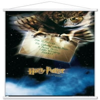 Хари Потер И Камен - Був На Волшебникот Еден Лист Ѕид Постер Со Дрвена Магнетна Рамка, 22.375 34