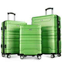 Куфер ЗА багаж, Куфер ЗА Проширување НА СТОМАЧНИ Тврд Багаж, Лесни Издржливи Комплети Куфери, Куфер Со Тркала За Вртење СО Брава