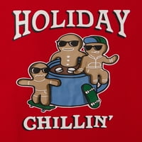 Божиќна маица за време на одмор, 2-пакет, момчиња 4- & хаски