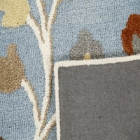 Онтансон Агра Цветна затворена рачно изработена волна, килим, 7'6 9'10