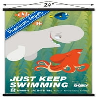 Дизни Пиксар Наоѓање Дори-Само Продолжи Да Пливаш 40 24 Постер