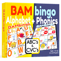 Бамбинго Азбука Бинго И ЦВЦ Зборови Фоника Бинго Игри За Деца на возраст од 3-6 Години