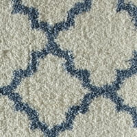Килими Американски пердуви колекција од слонова коска светло сина quatrefoil fh100e современа геометриска област килим 2'3 8