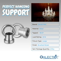 Ohlectric OL- Premium-Quality, издржлив држач за женски јамка 1- отпорен на корозија, четкани позлатени јамки- структурна поддршка