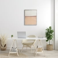 Sumbell Industries Едноставно непроaирно сликарство топло портокалово бело апстрактно платно wallидна уметност, 30, дизајн од